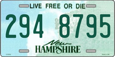 NH license plate 2948795