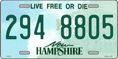 NH license plate 2948805