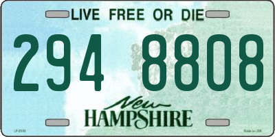 NH license plate 2948808