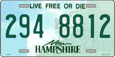NH license plate 2948812