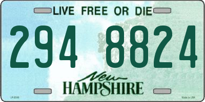 NH license plate 2948824