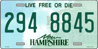 NH license plate 2948845