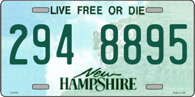 NH license plate 2948895