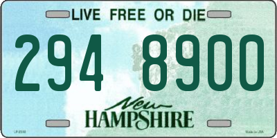 NH license plate 2948900