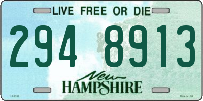 NH license plate 2948913