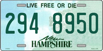 NH license plate 2948950