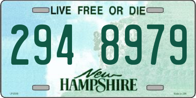 NH license plate 2948979