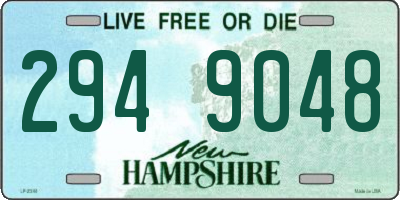 NH license plate 2949048