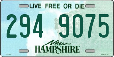 NH license plate 2949075