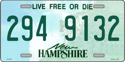 NH license plate 2949132