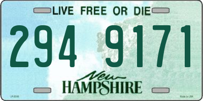 NH license plate 2949171