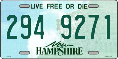 NH license plate 2949271