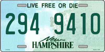 NH license plate 2949410