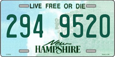 NH license plate 2949520