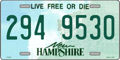 NH license plate 2949530