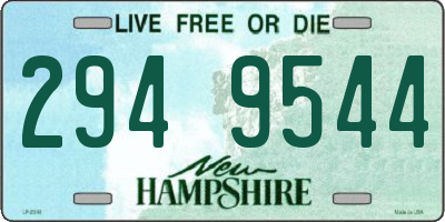 NH license plate 2949544