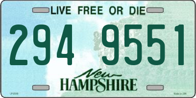 NH license plate 2949551