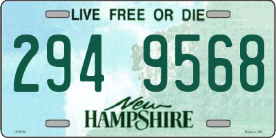 NH license plate 2949568