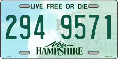 NH license plate 2949571