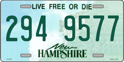 NH license plate 2949577