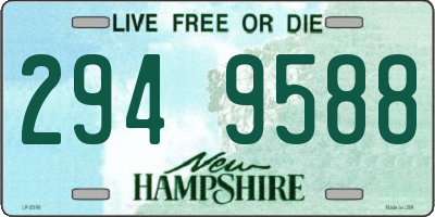 NH license plate 2949588