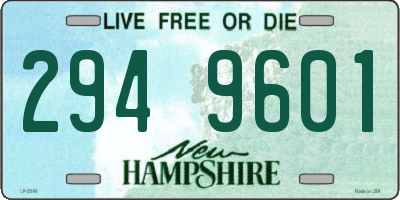 NH license plate 2949601