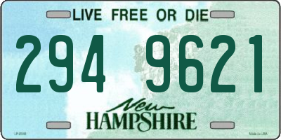 NH license plate 2949621
