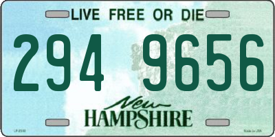 NH license plate 2949656