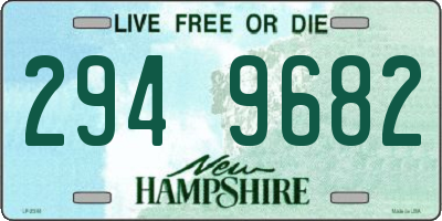 NH license plate 2949682