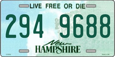 NH license plate 2949688