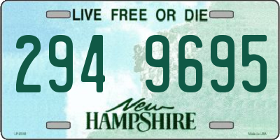 NH license plate 2949695