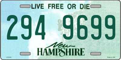 NH license plate 2949699