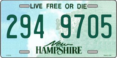 NH license plate 2949705