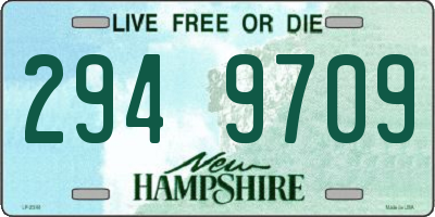 NH license plate 2949709