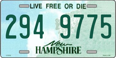 NH license plate 2949775
