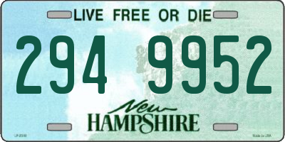 NH license plate 2949952