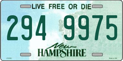 NH license plate 2949975