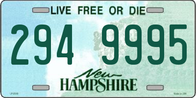 NH license plate 2949995