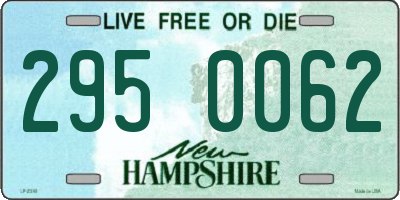 NH license plate 2950062