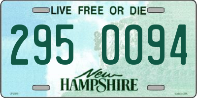 NH license plate 2950094