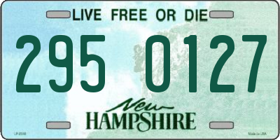 NH license plate 2950127