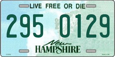 NH license plate 2950129