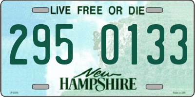 NH license plate 2950133