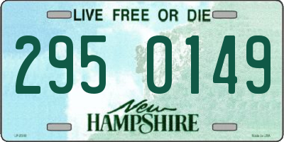 NH license plate 2950149