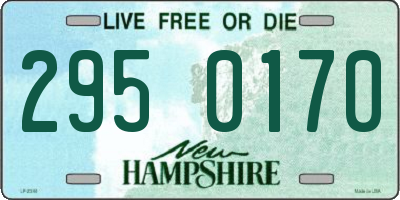 NH license plate 2950170