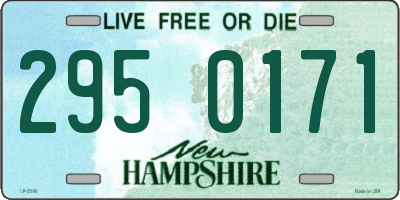 NH license plate 2950171