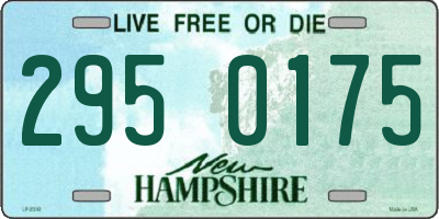 NH license plate 2950175
