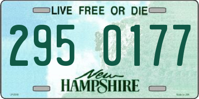NH license plate 2950177