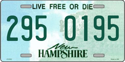 NH license plate 2950195