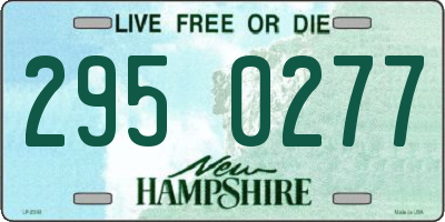 NH license plate 2950277